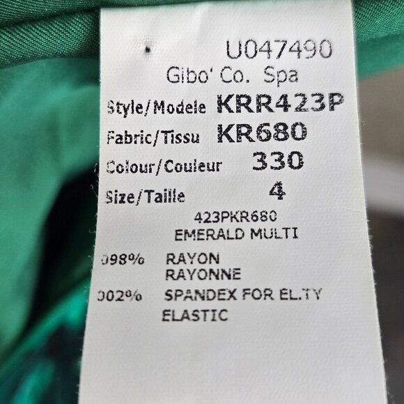 MICHAEL Michael Kors Size 4 Green Black Malachite Look Dress Bodycon Sleeveless - Picture 12 of 14